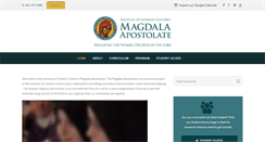 Desktop Screenshot of magdalaapostolate.org